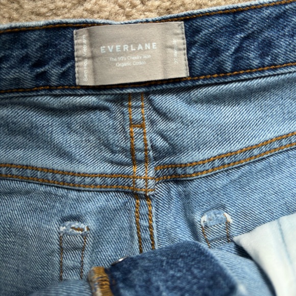 Everlane Blue Straight Leg Jeans - Picture 3 of 6